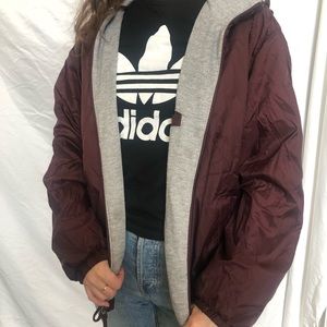 Ultra Club Burgundy zip up